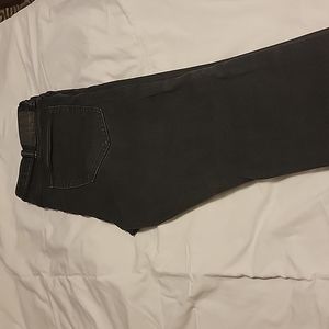 Mens American Eagle Black Jeans Slim Straight 38x32